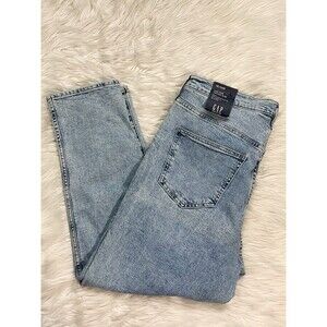 Gap Denim Womens  High Rise Vintage Slim Jeans Light Wash Size 18/34R Plus